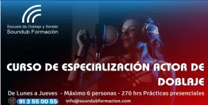 Curso de doblaje Soundub
