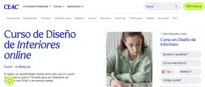Curso de Diseño de Interiores online de CEAC