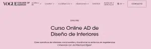 Curso Online AD de Diseño de Interiores de Vogue College
